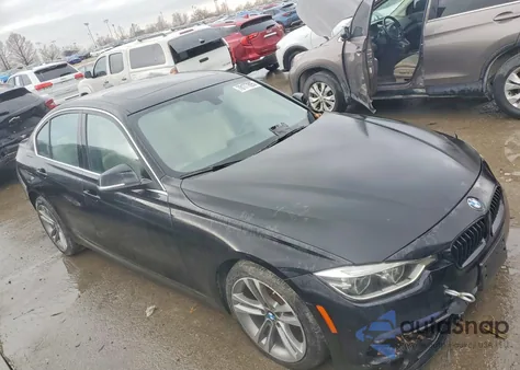 2017 BMW 330 Xi из США, поврежденный, VIN WBA8D9G30HNU66521